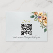 Crème Bloem, QR Code - Parelwit Informatiekaartje (Achterkant)