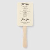 Crème Bloemen Mason Jar Rustieke Schuur Houten Bru Handwaaier (Achterkant)