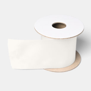 Crème Bloemige Witte Effen Kleur Satijnen Lint