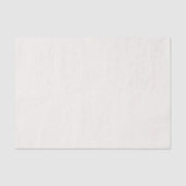 Crème Bloemige Witte Effen Kleur Tissuepapier (Voorkant)