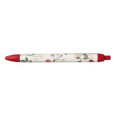 Crème Blush Aardbeien Zwarte Inkt Pen (Voorkant)