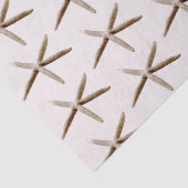 Crème Blush Ocean Zeester Tissuepapier (Detail)