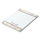  Crème Blush Roses Notitieblok (Linkerzijde)