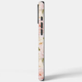Crème Blush Roze Rozen Bloemrijke Bruidsdouche Case-Mate iPhone Case (Achterkant / Links)