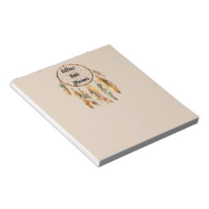 Crème Boho Veren Droomvanger Notitieblok