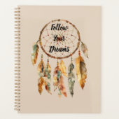 Crème Boho Veren Droomvanger Planner (Voorkant)