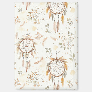 Crème Boho Veren Droomvangers Magneet