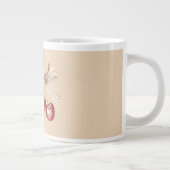 Crème Boog Rode Kersen Grote Koffiekop (Rechts)