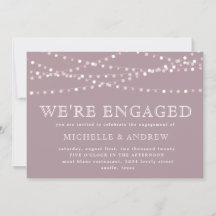 Crème Botanische Pastel Snaar Lichten verloving