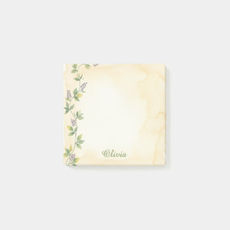 Crème Botanische Wijn Gepersonaliseerde Plakbriefj Post-it® Notes