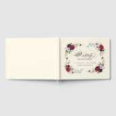 Crème | Bourgogne | Bindbruine marineslag Gastenboek (Volledig)