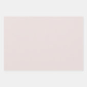 Crème Bourgogne Roze Bloemen Huwelijk Inpakpapier Vel (Voorkant 2)