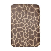 Creme Braune Giraffe Flecken Druck Badmat (Voorkant Verticaal)