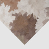 Crème Bruin Abstract Tissuepapier (Detail)