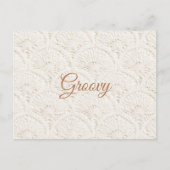 Crème Bruin Boho Boheems   Briefkaart (Voorkant)