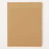 Crème Bruin Ivoor Naai Perfecte Knopen Draad Planner (Achterkant)