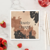 Crème bruin Koeienhuid Servet (Insitu)