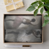 Crème Bruin Roze Ballerina's Abstracte Decoupage Tissuepapier (Geschenk)