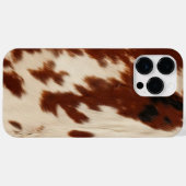 Crème Bruin Western Koeienhuid Case-Mate iPhone Case (Achterkant (horizontaal))