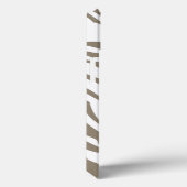 Crème Bruin Witte Zebra Print Case-Mate iPhone Case (Achterkant / Rechts)