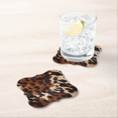 Crème bruin zwart Koeienhuid Kartonnen Onderzetters (Insitu)