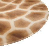 Crème Bruine Giraffe Dierenprint Snijplank (Hoek)