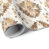 Crème Bruine Inheemse Stam Cadeaupapier (Rol Hoek)