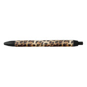 Crème Bruine Luipaardprint   Zwarte Inkt Pen (Voorkant)