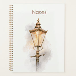 Crème Bruine Tane Straatlantaarn Planner