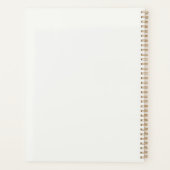 Crème Bruine Tane Straatlantaarn Planner (Achterkant)