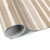 Crème & Bruine Verjaardag Cadeaupapier (Rol Hoek)