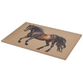 Crème Bruine Zuidwest Paard Snijplank (Hoek)