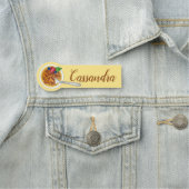 Creme Brulee French Custard Dessert Food Naamplaatje (In situ)