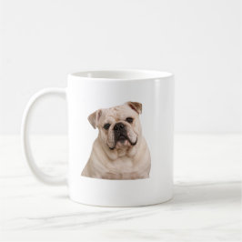 Crème Bulldog Portret Mok – Cadeau voor Hondenlief