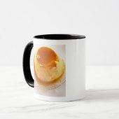 Crème caramel soort pudding met karamel mok (Voorkant links)