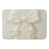 Crème Cascade Ruffle Bow Elegante Posh Girly Badmat (Voorkant)