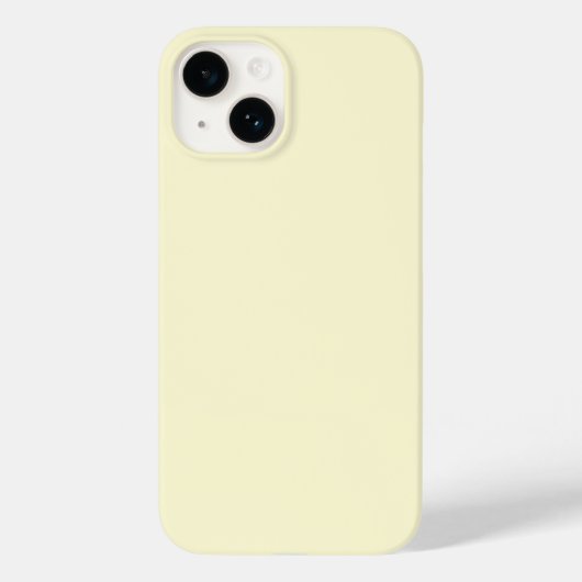 Crème Case-Mate iPhone Case (Achterkant)