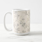 Crème Chic Bloem Koffiemok (Links)