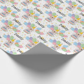 Crème Cockapoo Cavapoo Hond Verjaardag Cadeaupapier (Hoek)