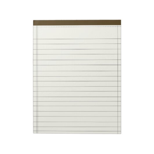 Creme Colored Notes Notitieblok (Linkerzijde)