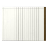 Creme Colored Notes Notitieblok (Voorkant)