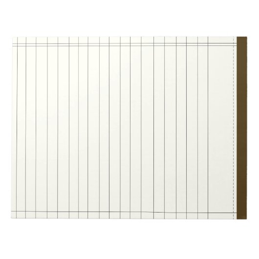 Creme Colored Notes Notitieblok (Voorkant)