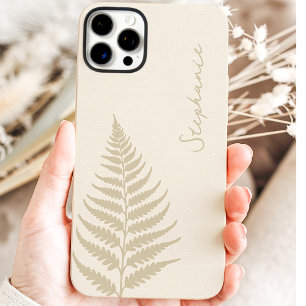 Crème Cottagecore Varens Bos Naam iPhone 16 Pro Max Hoesje