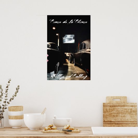 Creme de la Chrome 2008 Canvas Gloss Poster (Keuken)