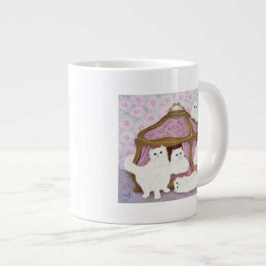 Creme de la creme grote koffiekop (Voorkant rechts)