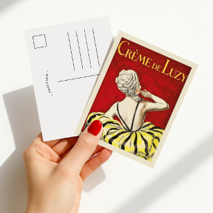 Crème De Luzy   Leonetto Cappiello Briefkaart