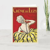 Crème De Luzy | Leonetto Cappiello Kaart (Voorkant)