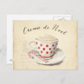 Creme de Noel Feestdagenkaart (Voorkant / Achterkant)
