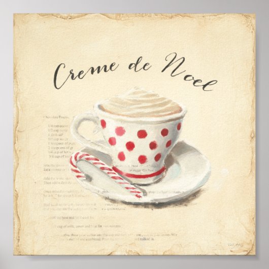 Creme de Noel Poster (Voorkant)