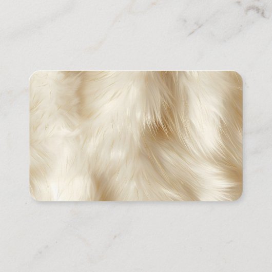 Crème Dierenbont Bruin Zuidwest Koeienhuid Visitekaartje (Achterkant)